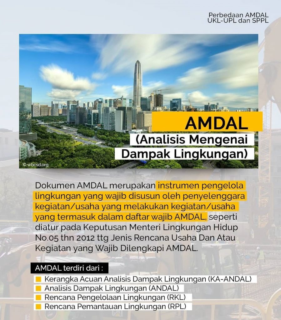 Perbedaan AMDAL, UKL-UPL, dan SPPL