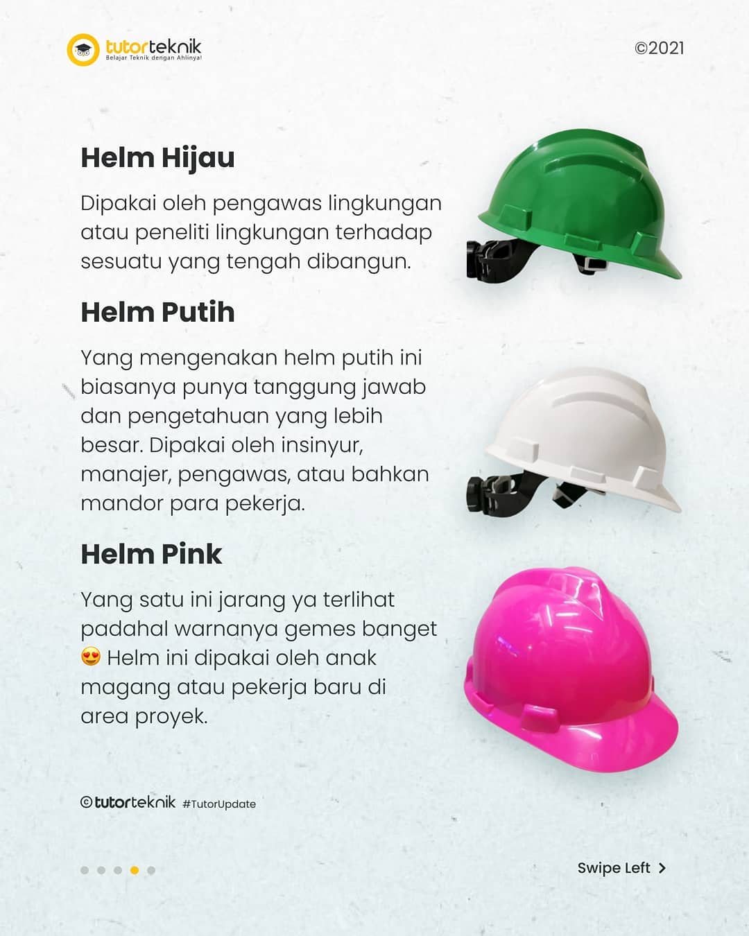 Arti Warna Helm Proyek