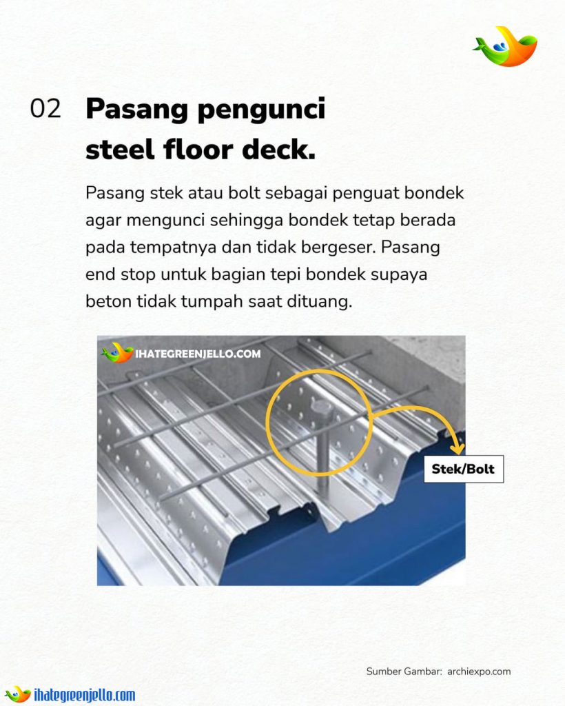 Cara Pasang Bondek Floordeck Dengan Benar And Cepat –