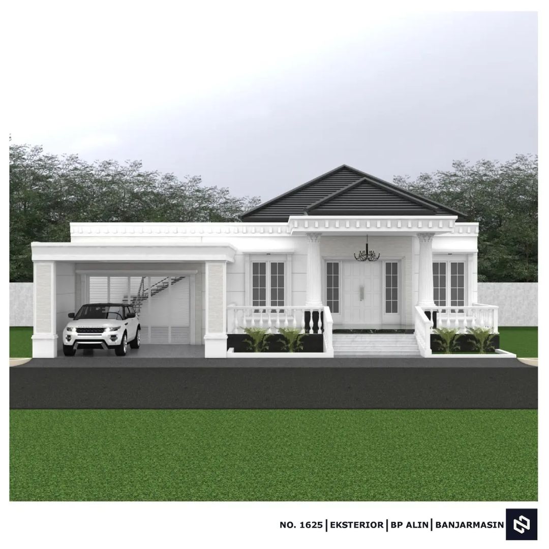 Desain rumah 14x15 Meter 1Lantai