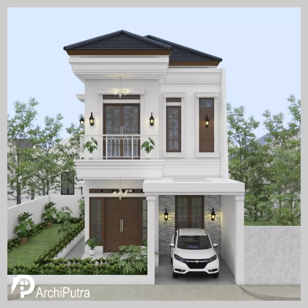 Desain rumah 10x14 Meter 2Lantai