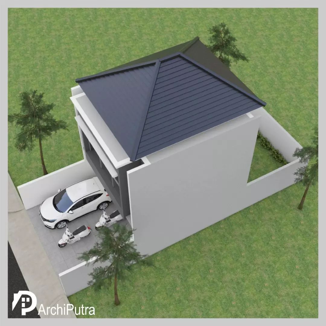 Desain rumah 6x15 Meter 2Lantai