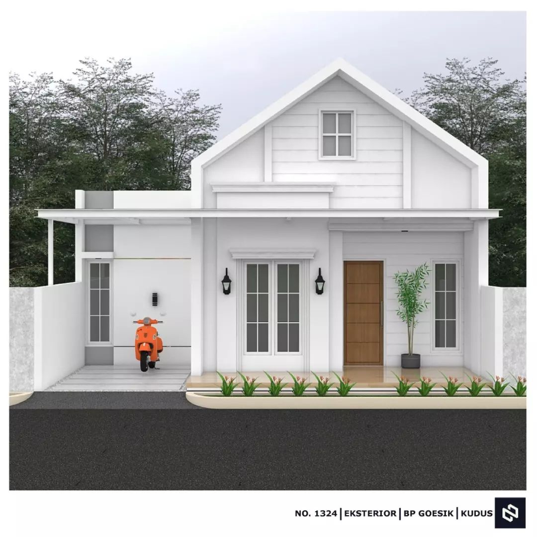 Desain rumah 9x10 Meter 1Lantai