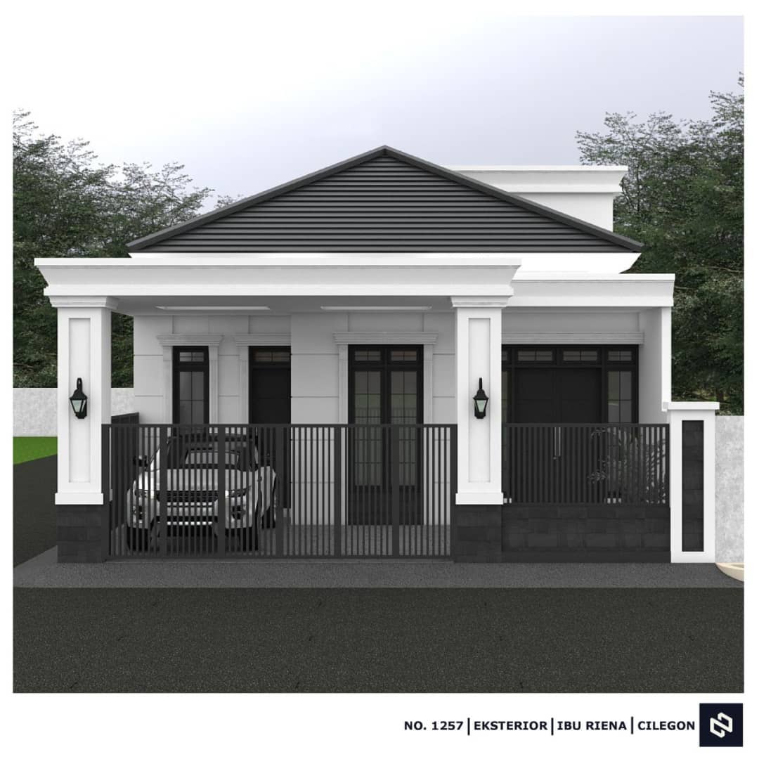 Desain rumah 9x14 Meter 1Lantai