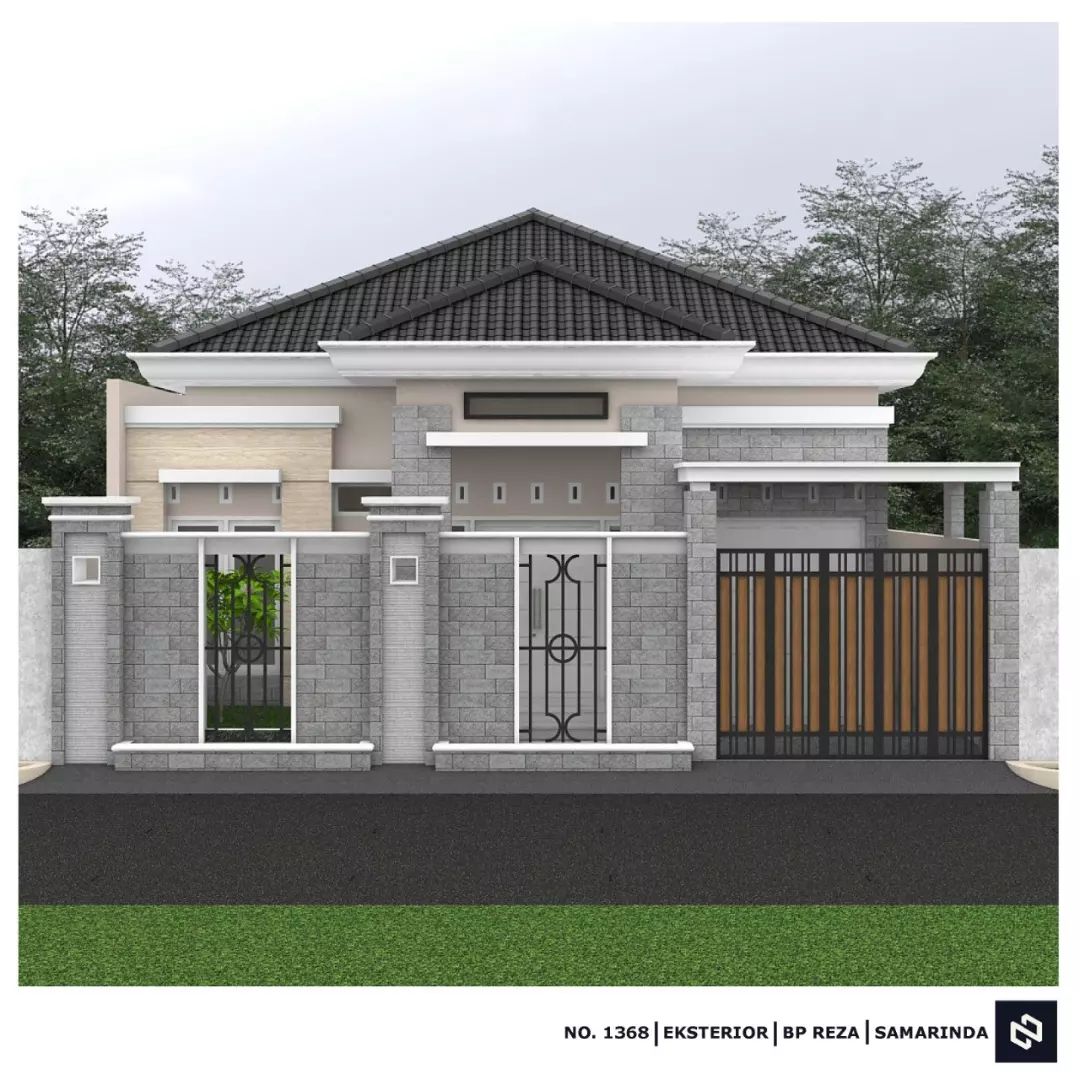 Desain rumah 10x13 Meter 1Lantai