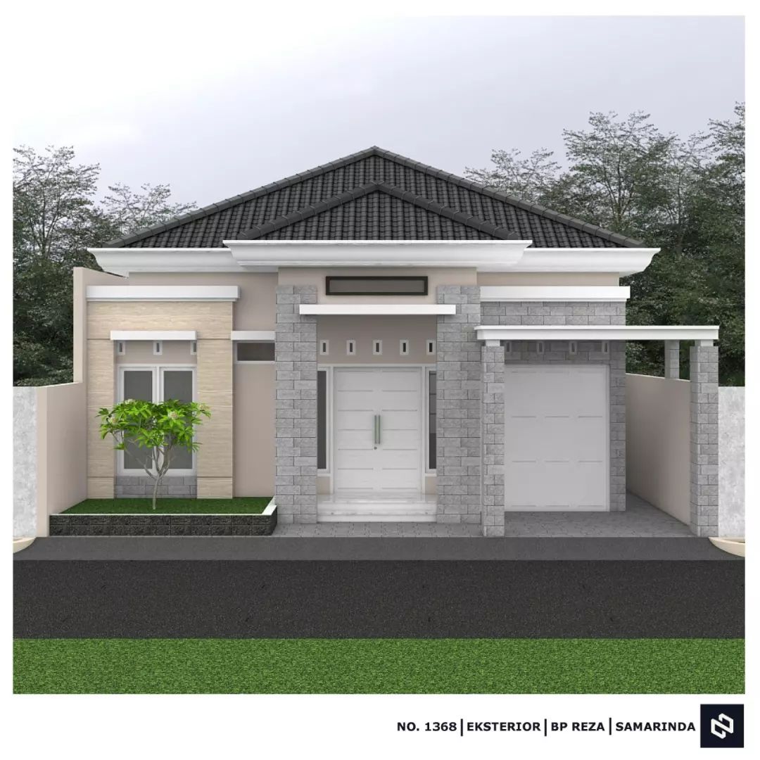 Desain rumah 10x13 Meter 1Lantai