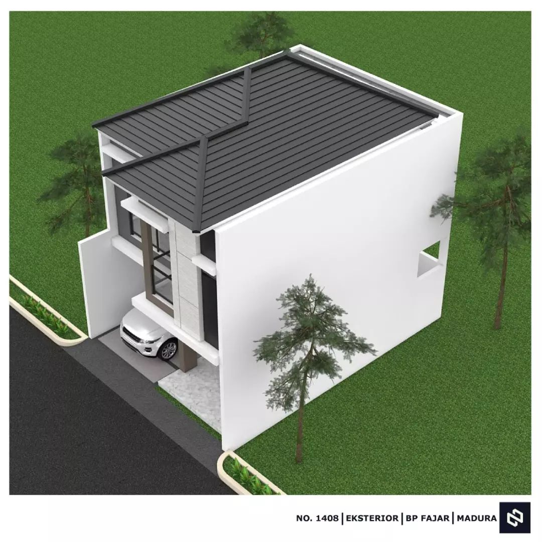 Desain rumah 7x8 Meter 2Lantai