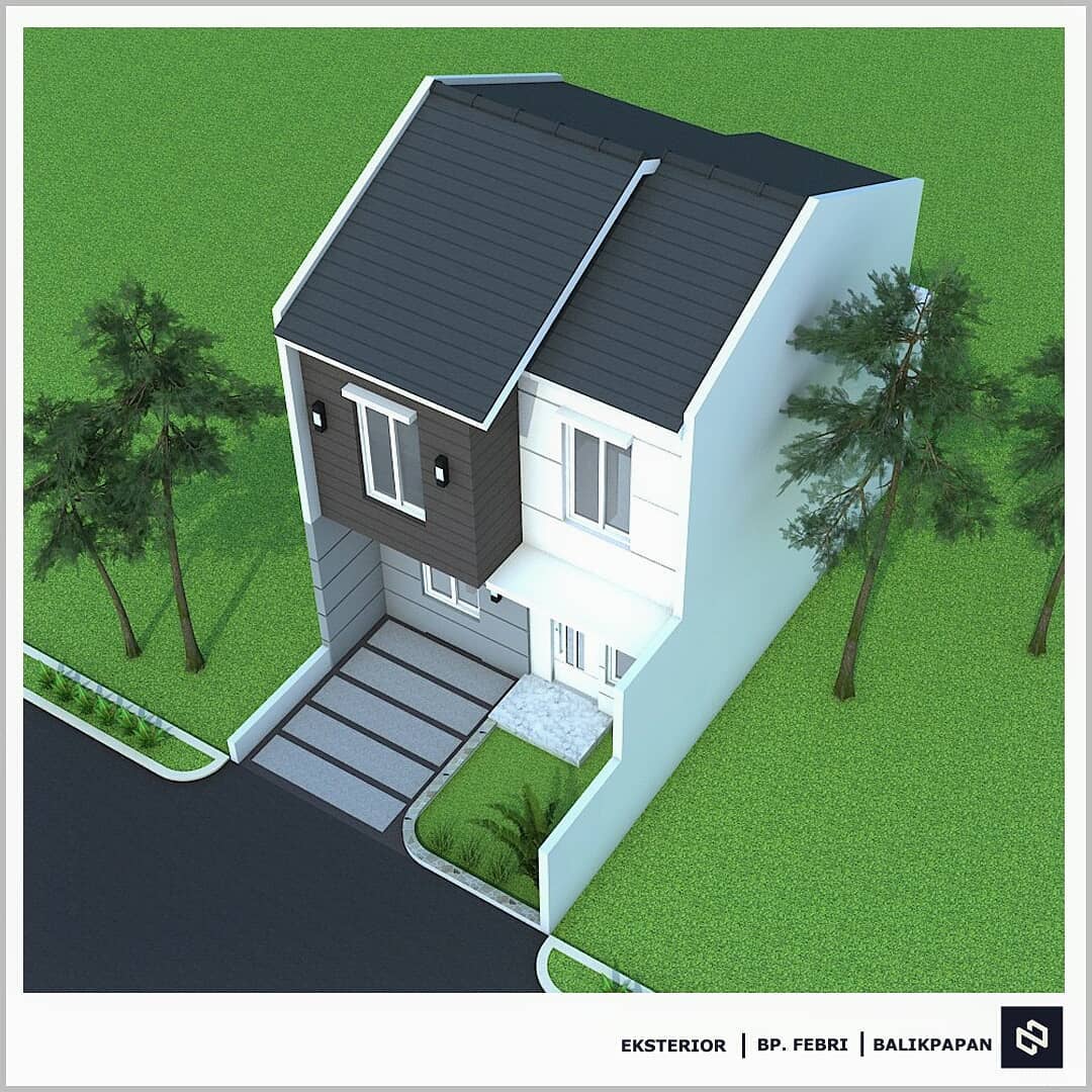 Home House Design 6x12 Meter 2Storey