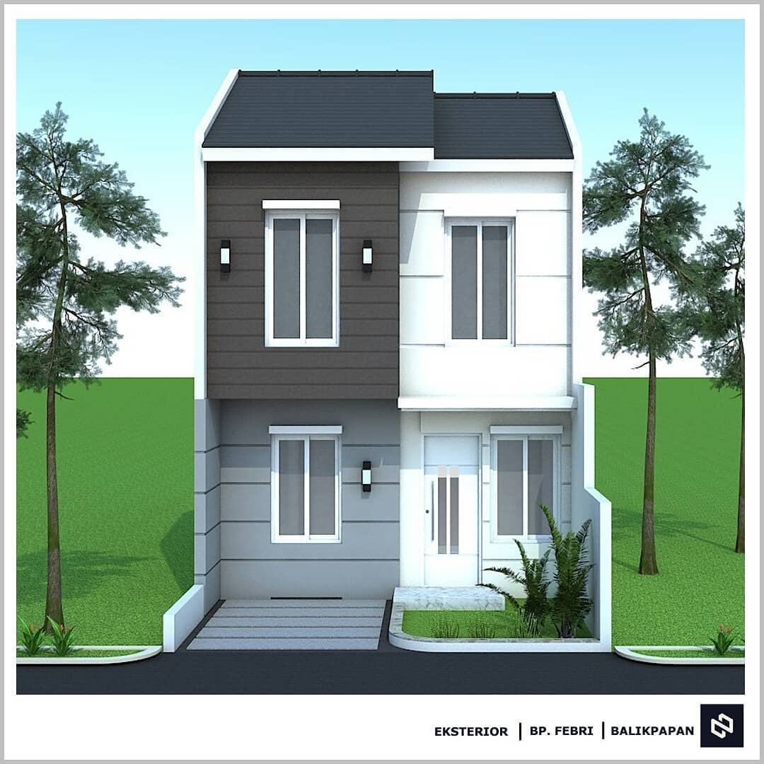 Home House Design 6x12 Meter 2Storey