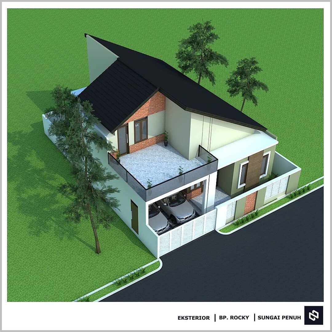 Home House Design 13x14 Meter 1Floors