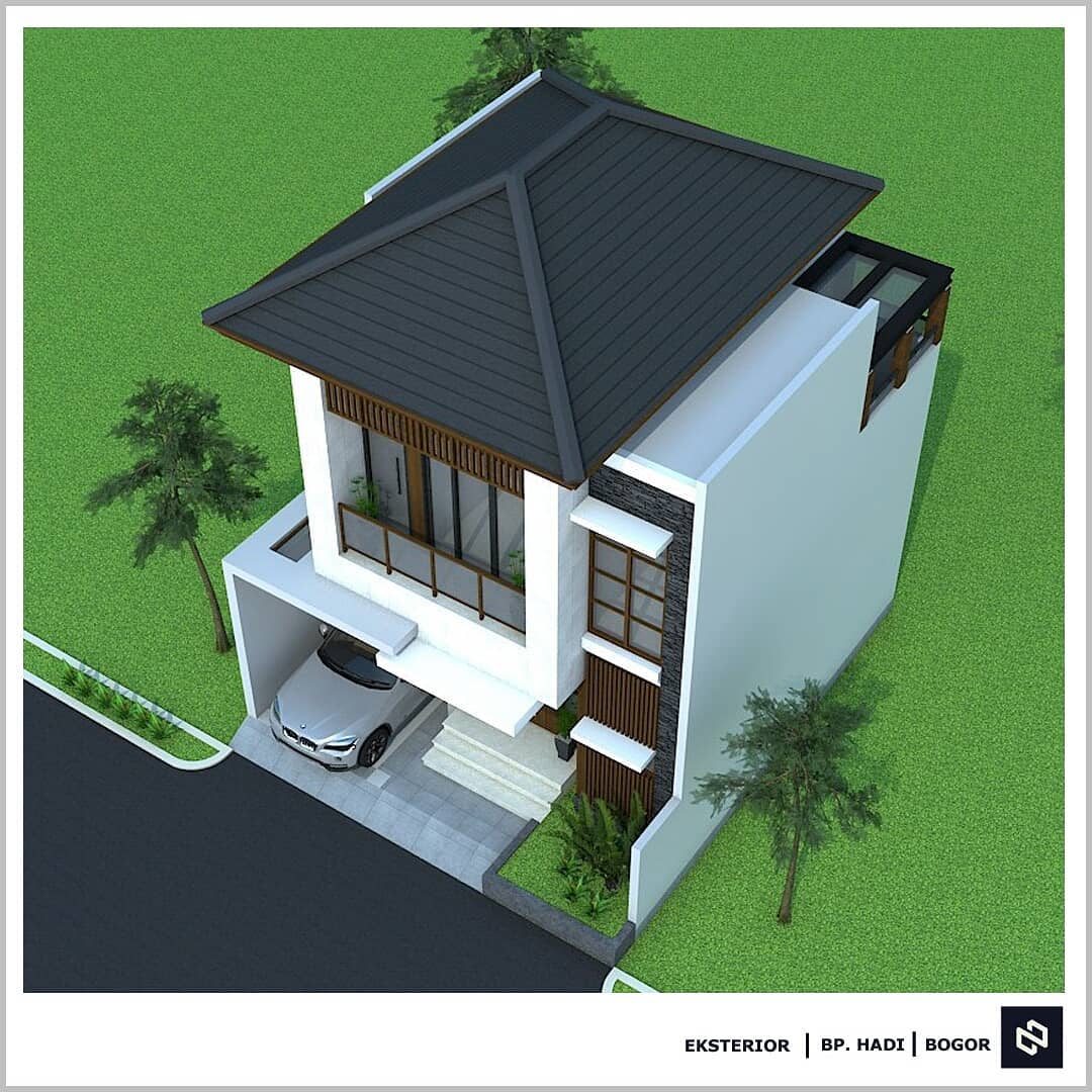 Home House Design 8x9 Meter 2Storey