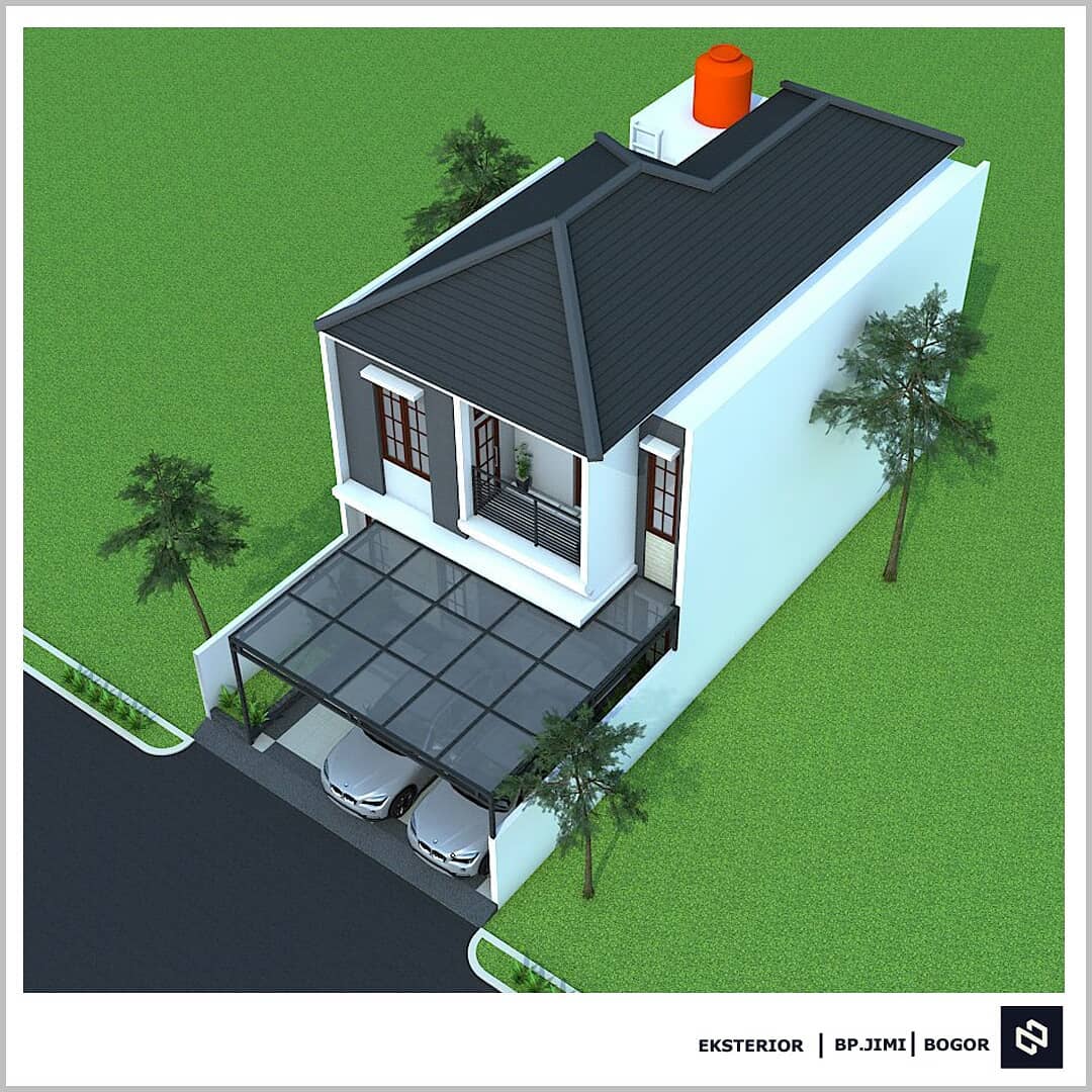 Home House Design 8x18 Meter 2Storey
