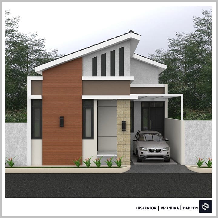 Desain rumah 7x10 Meter 1Lantai