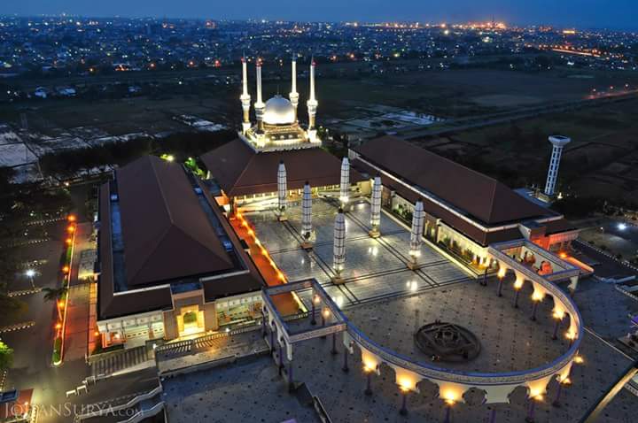 Pesona Keindahan Wisata Masjid Agung Semarang Jawa Tengah