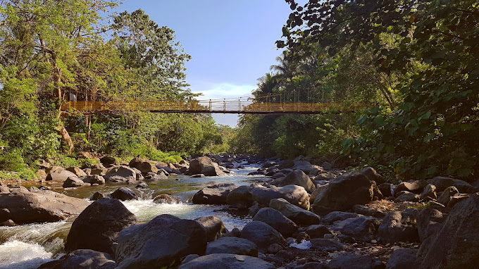 Lokasi Jembatan Kuning Yeh Unda