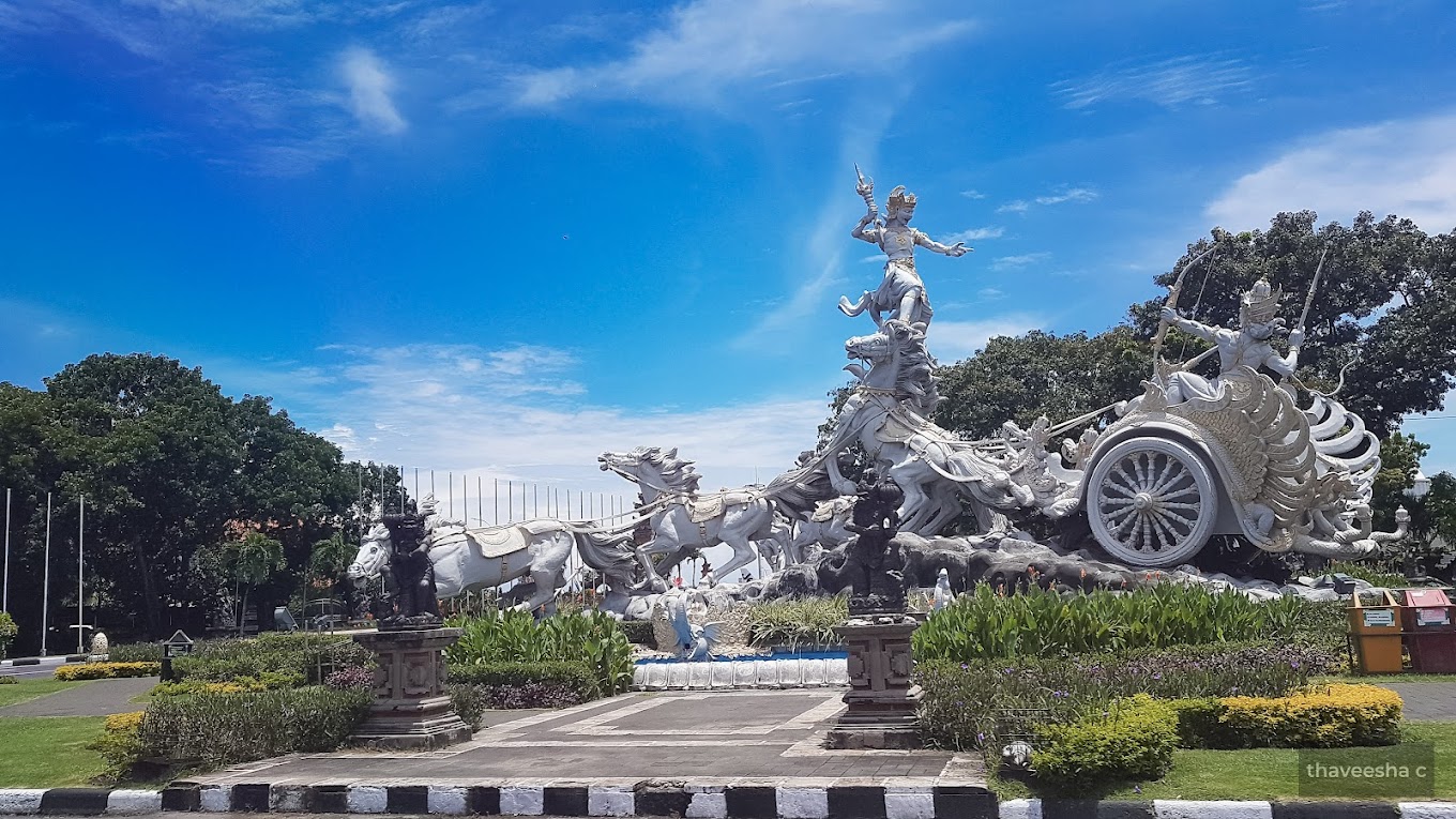 Destinasti Objek Wisata Patung Satria Gatot Kaca di Kuta Badung Bali