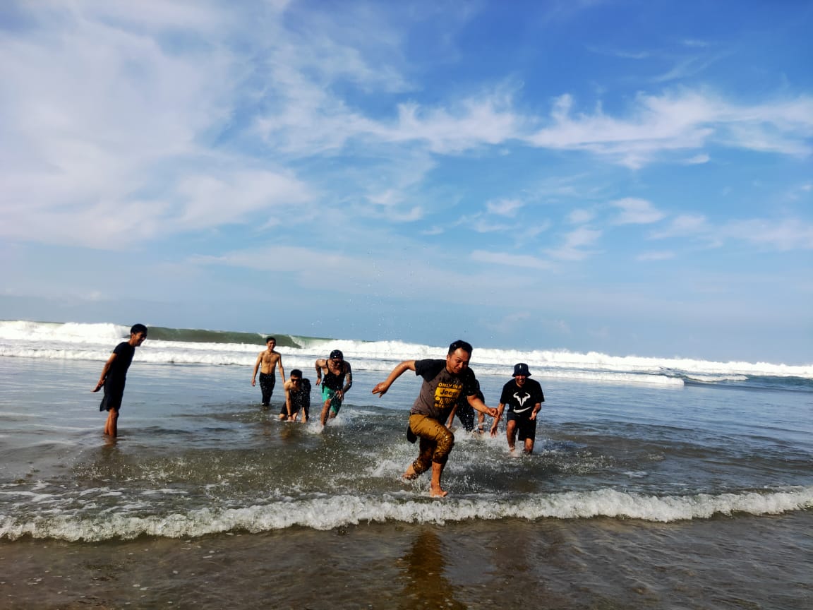 Lokasi Wisata Pantai Goa Langir Sawarna
