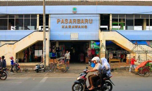 Pesona Keindahan Obyek Wisata Belanja Pasar Baru di Nagasari Kerawang Jawa Barat