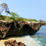 Pesona Keindahan Obyek Wisata Pantai Ombak Tujuh di Sukabumi Jawa Barat