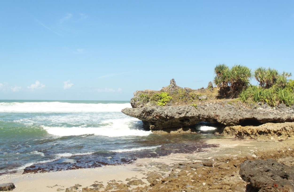 Lokasi Wisata Pantai Watu Bolong